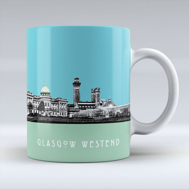 Glasgow Westend - Silhouette Mug