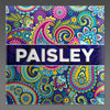 Paisley Pattern Dark Blue - Magnet