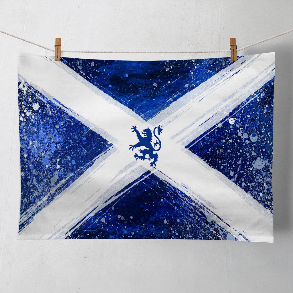 Scottish Flag - Cotton Tea Towel